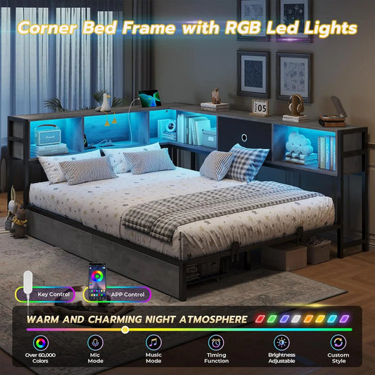 Corner Full Bed Frame