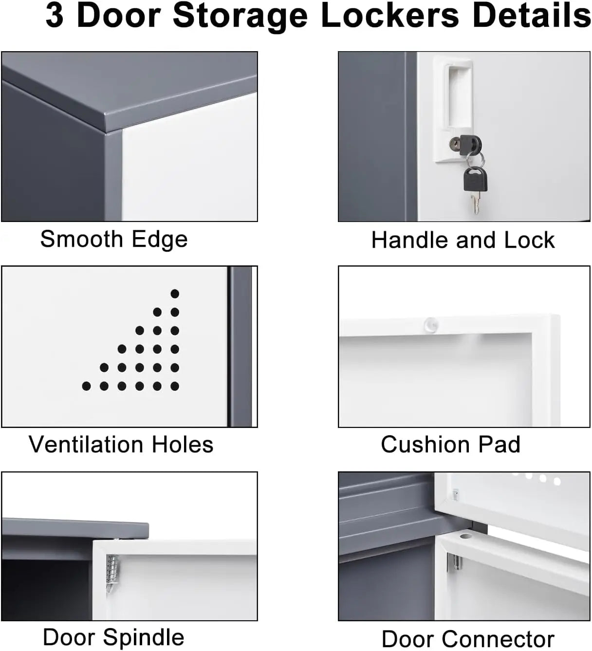 Metal Locker Cabinet Durable Steel Organizer