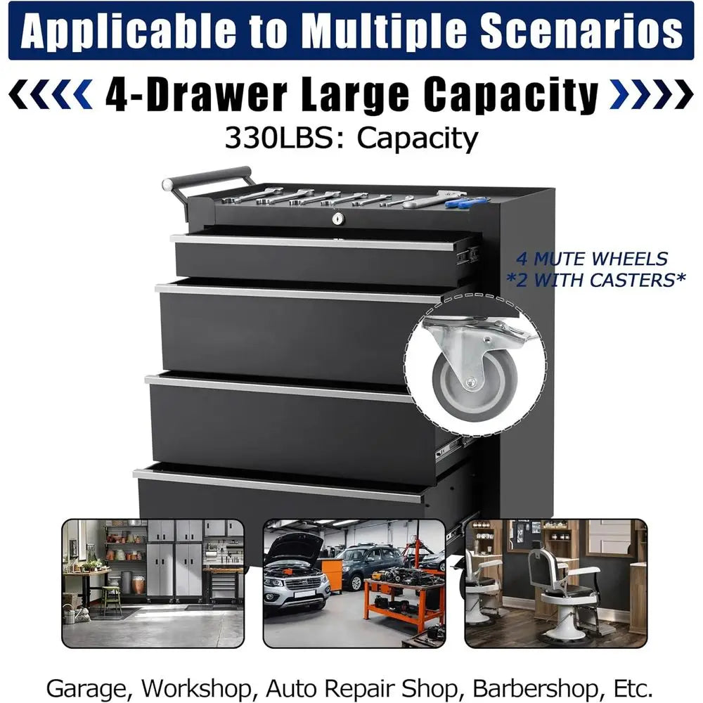 Industrial-Grade Steel Tool Cabinet