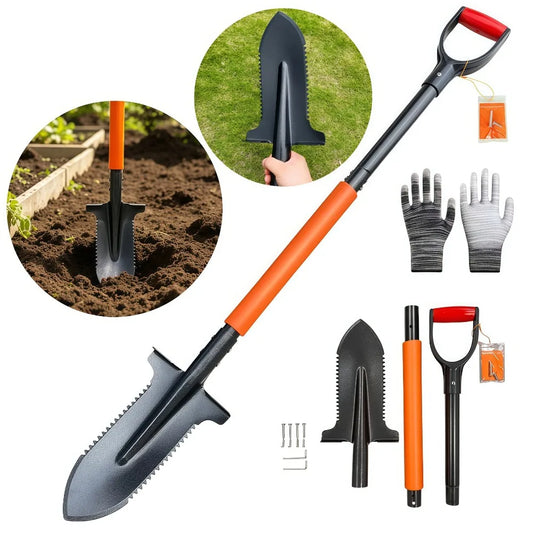 Multi‑Purpose Removable Handle Garden Digging Shovel