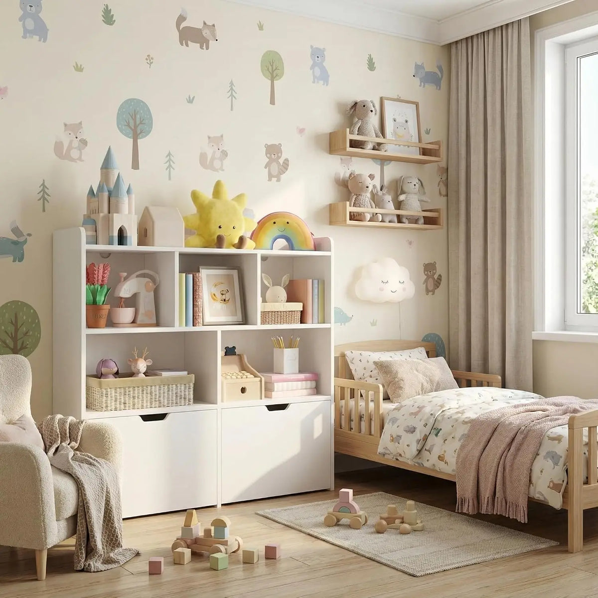 Toy Storage Organizer With Storage
