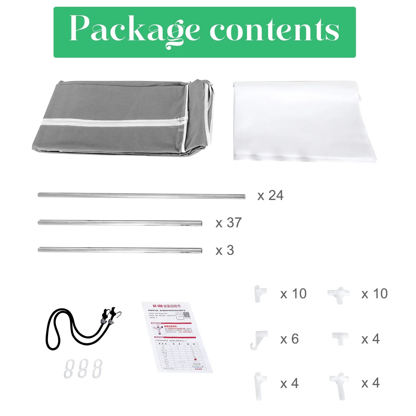 Portable Closet Wardrobe Storage Organizer Rack