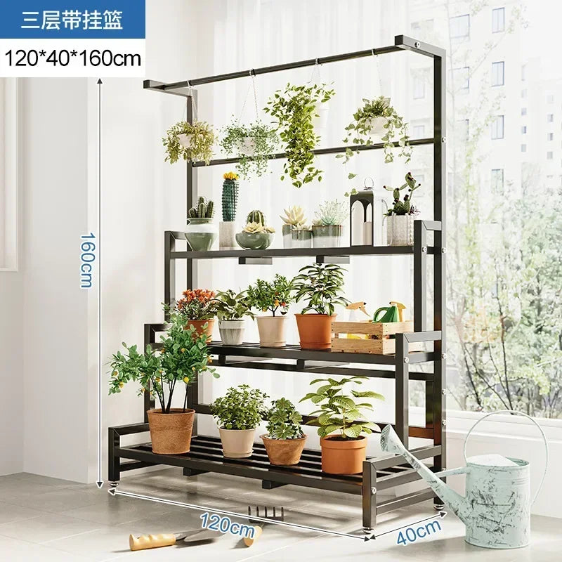 Universal Outdoor Metal Square Plant Rack