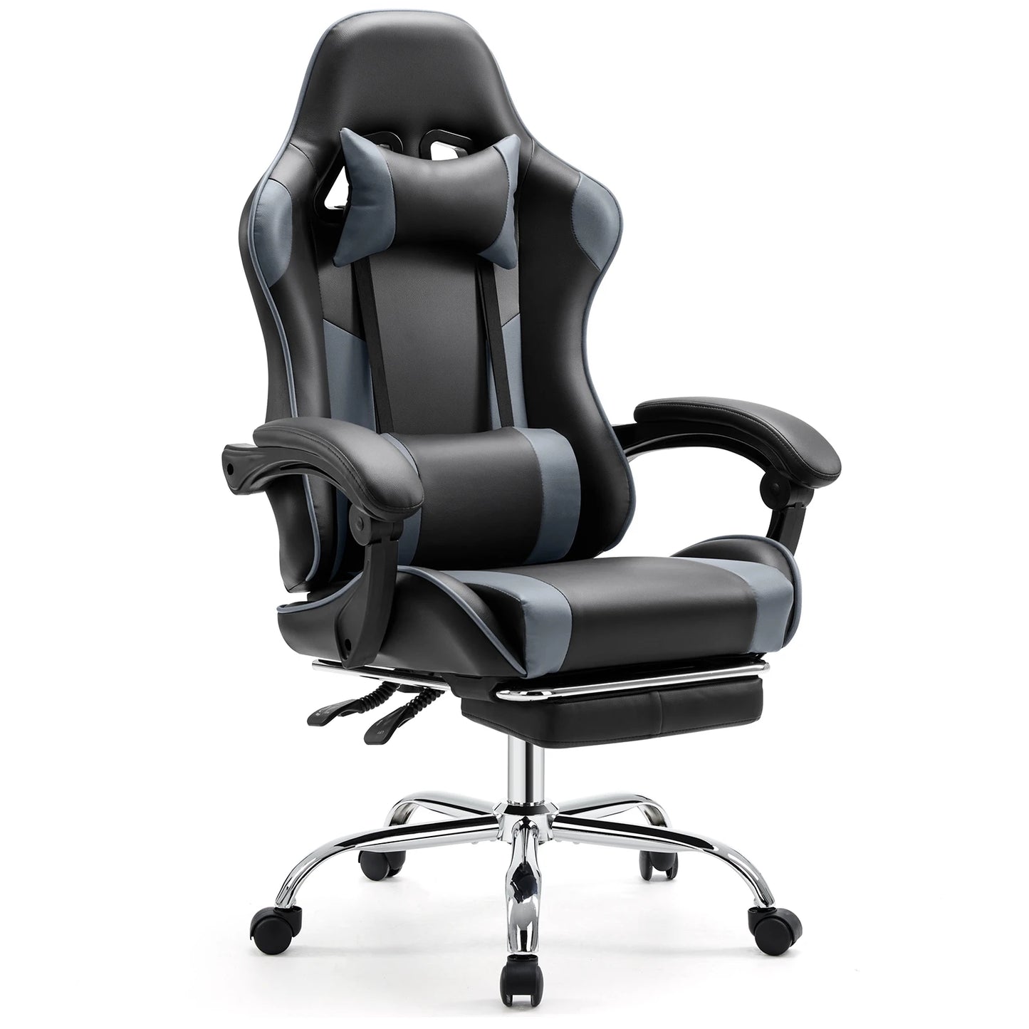 Ergonomic Office Chair with Footrest and Lumbar Support Height