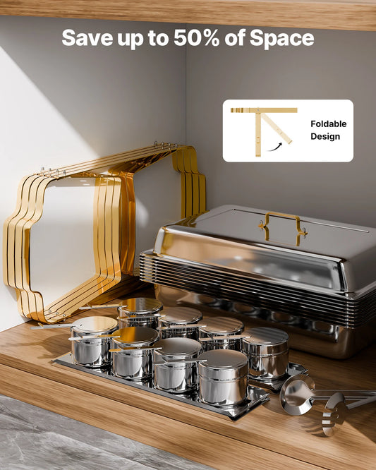 Stainless Steel Chafer with Catering Warmer Server