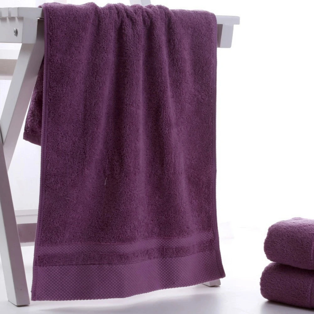 Solid Color Cotton Towels