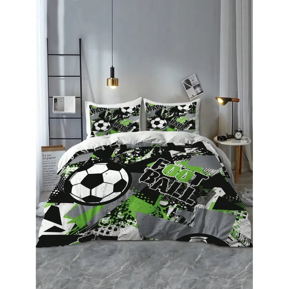Football Sports Themed Duvet Cover Set