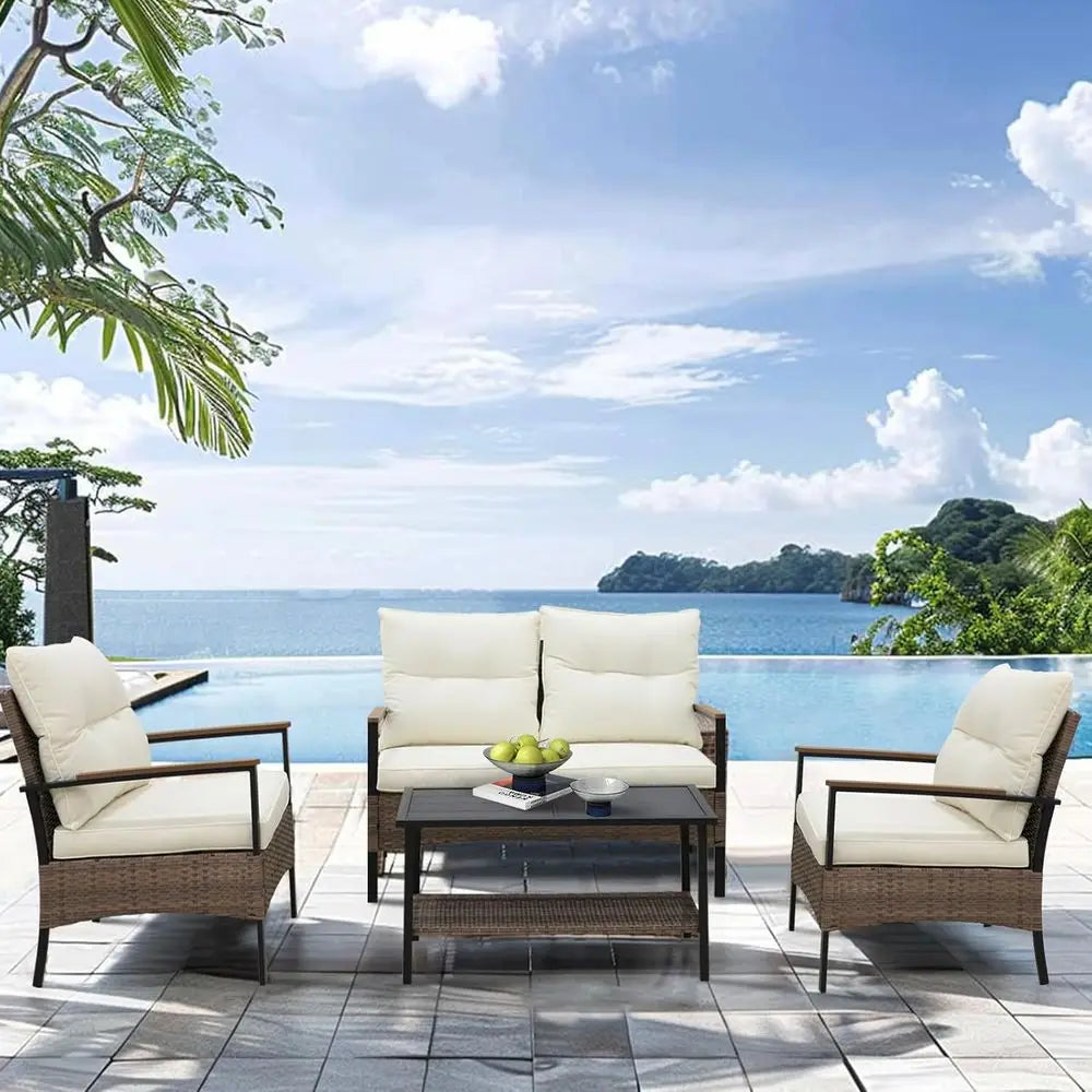 Rattan Patio Furniture Set
