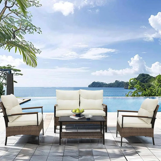 Rattan Patio Furniture Set