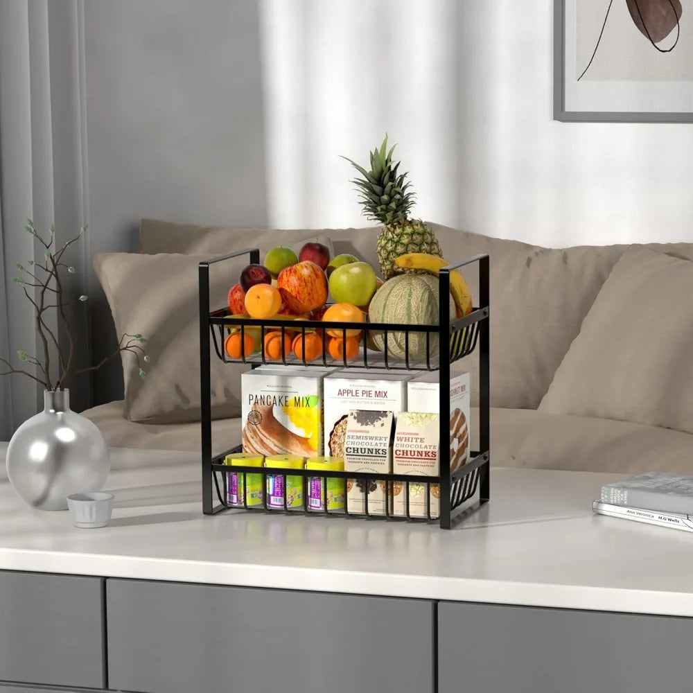 Fruit Basket Bowl Counter-top Organizer