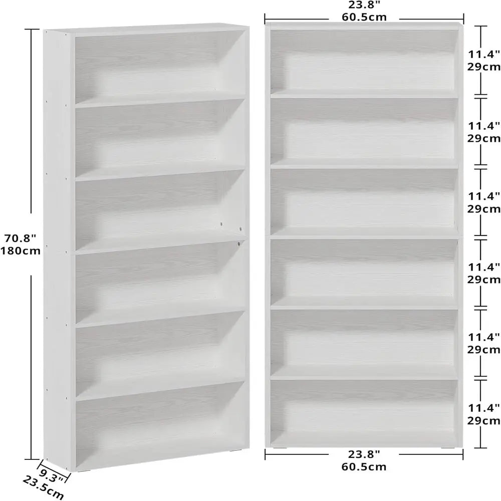 Bookshelves and Bookcases Set of 2