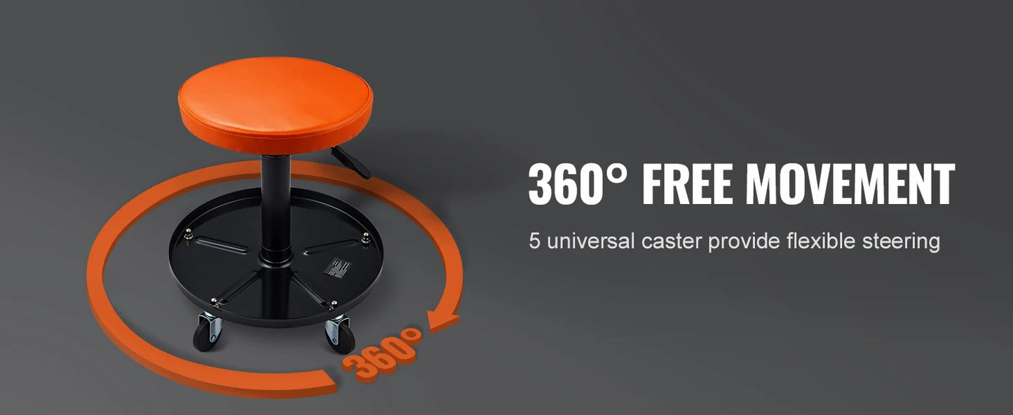 Mechanic Rolling Garage Stool