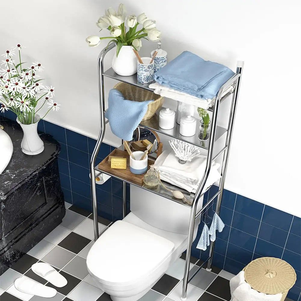 Storage Rack Over The Toilet Shelf