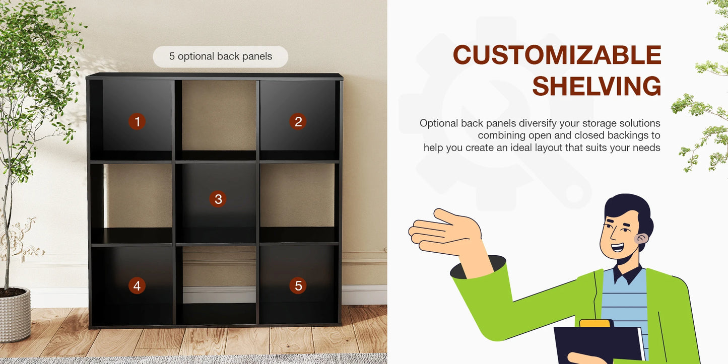 Wooden Cube Storage Organizer
