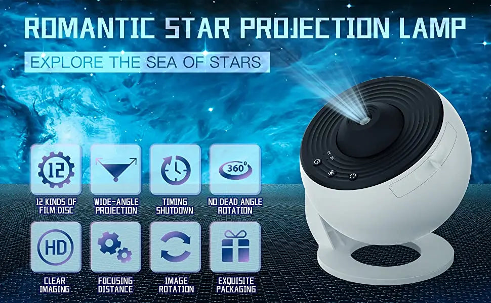 Bedroom Planetarium Galaxy Projector