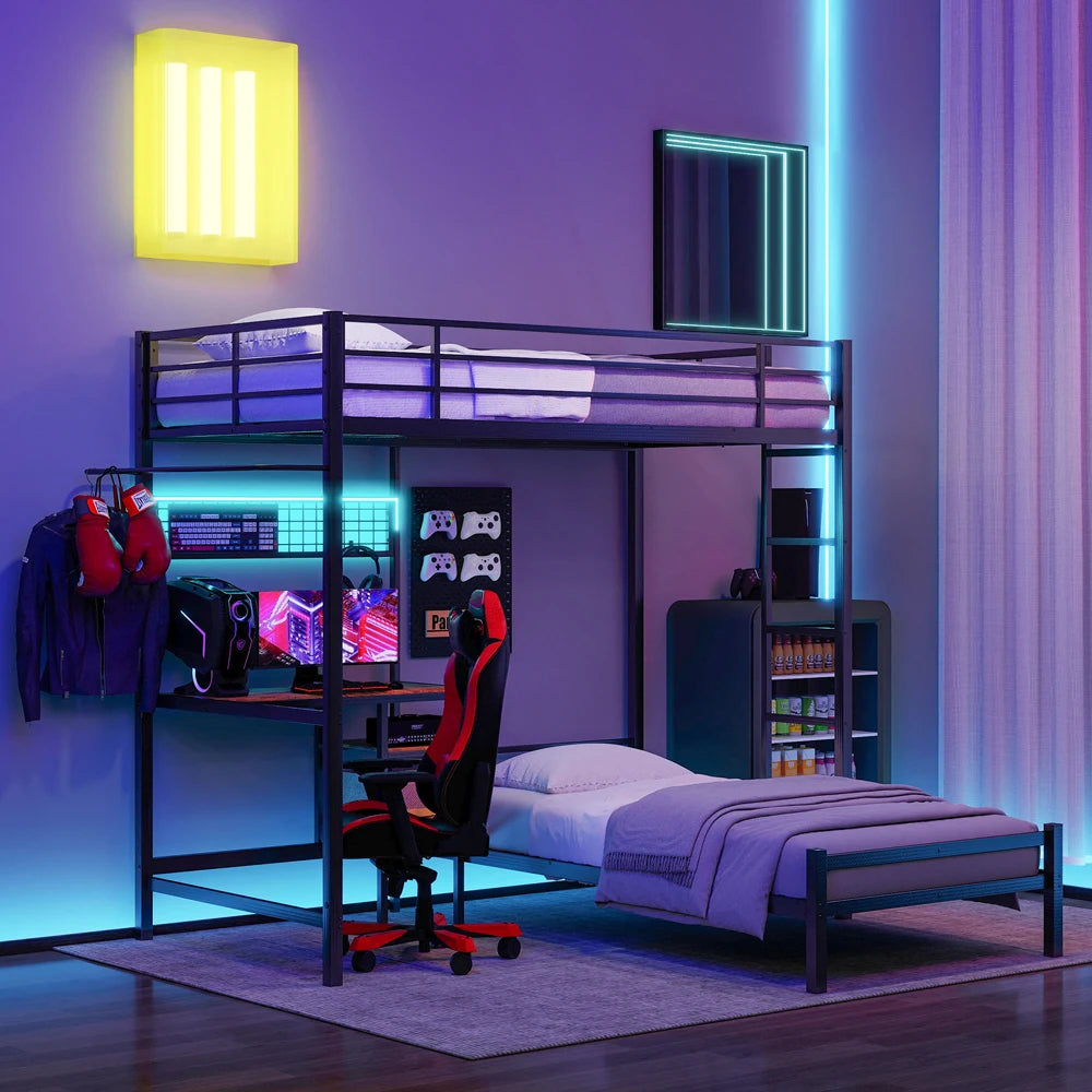 Twin Over Twin Metal Bunk Bed