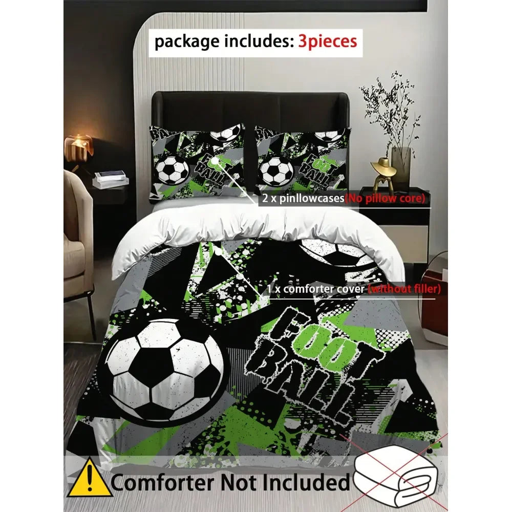 Football Sports Themed Duvet Cover Set
