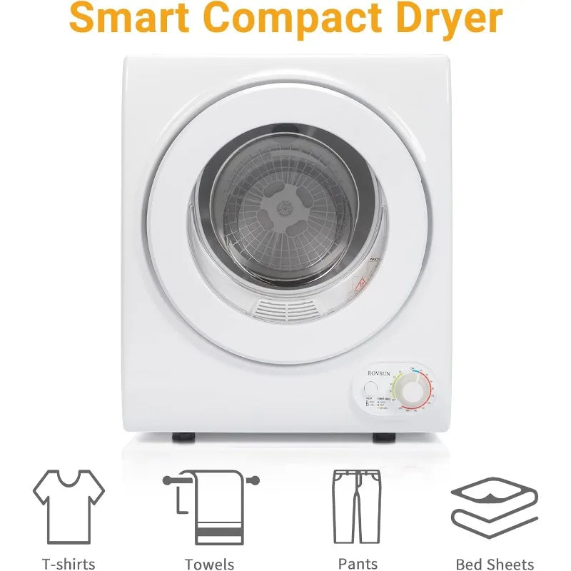 High End Laundry Front Load Tumble Dryer Machine with Stainless Steel Tub