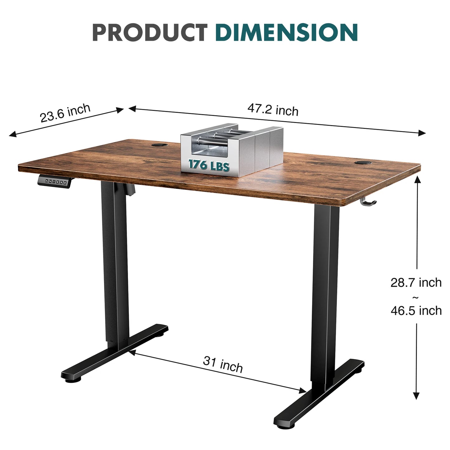 Ergonomic Electric Standing Desk Height Adjustable