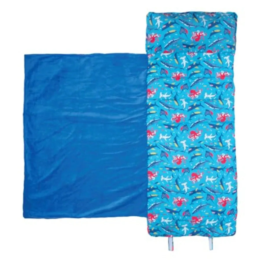 Toddler All Over Print Nap Mat with Soft Blanket and Removable Pillow