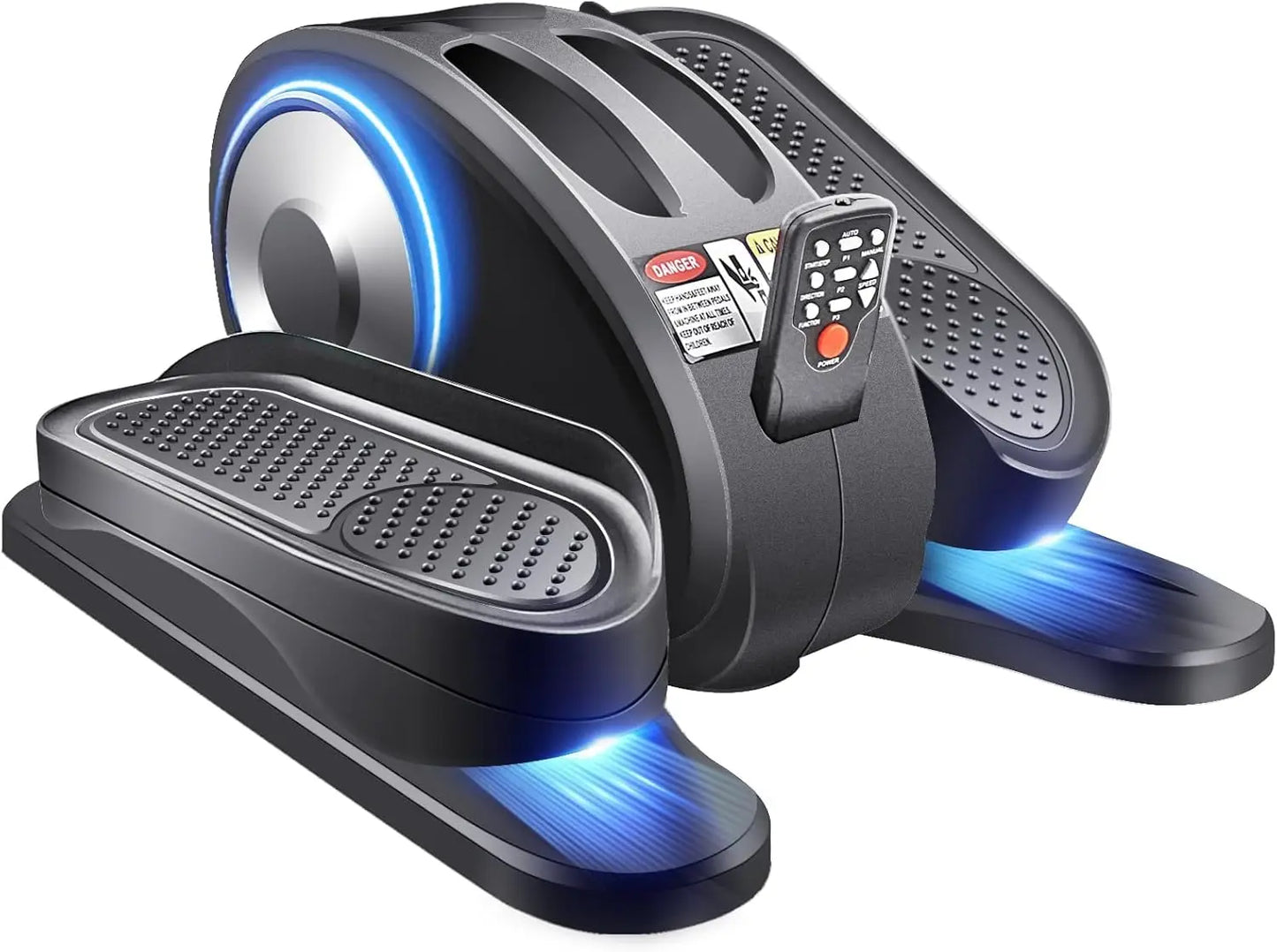 Elliptical - Portable Leg Exerciser Compact Seated with Remote Control