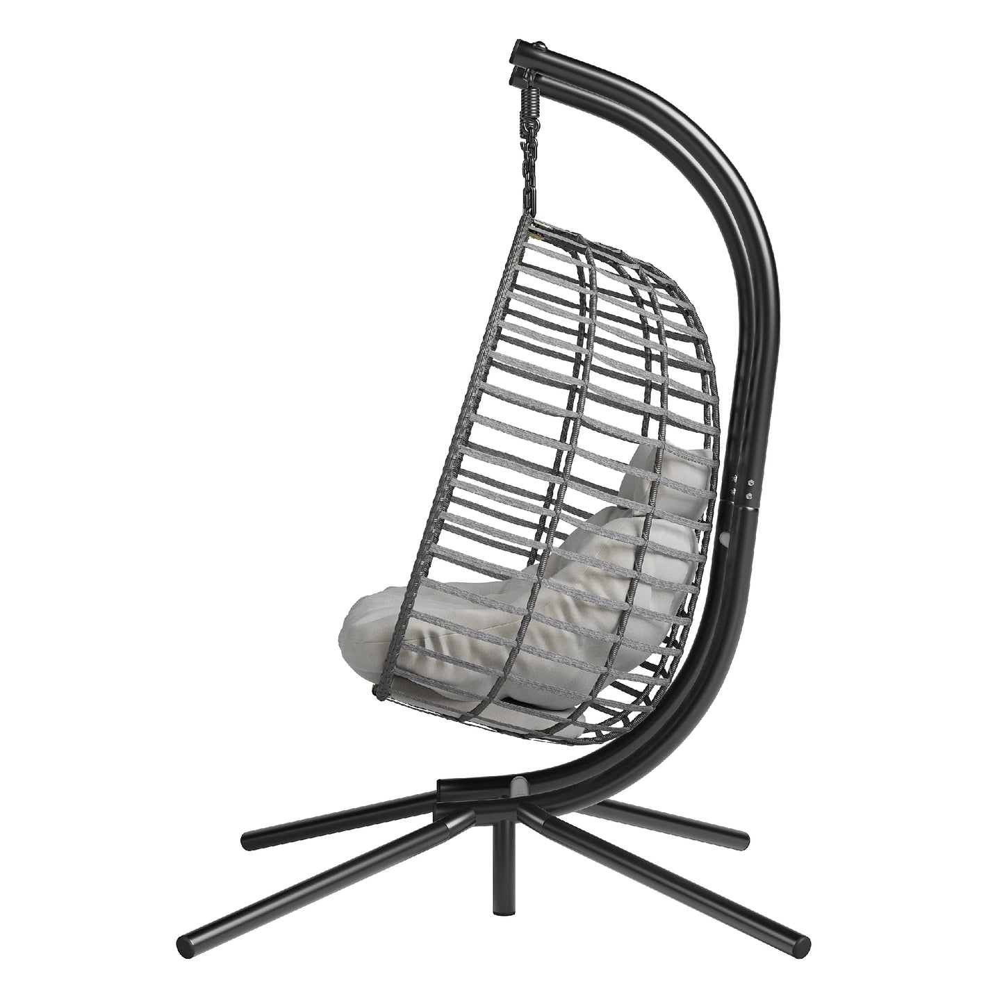 Double Hanging Egg Chair with Stand