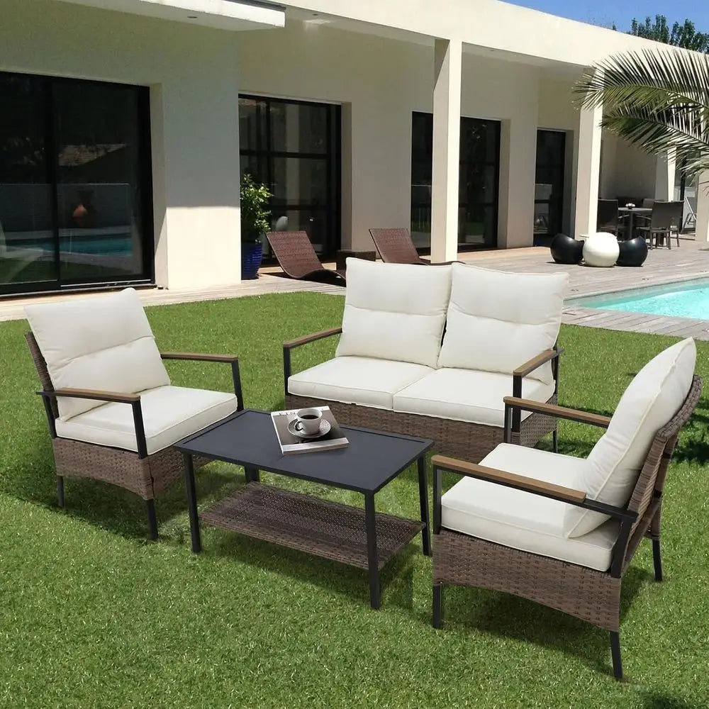 Rattan Patio Furniture Set