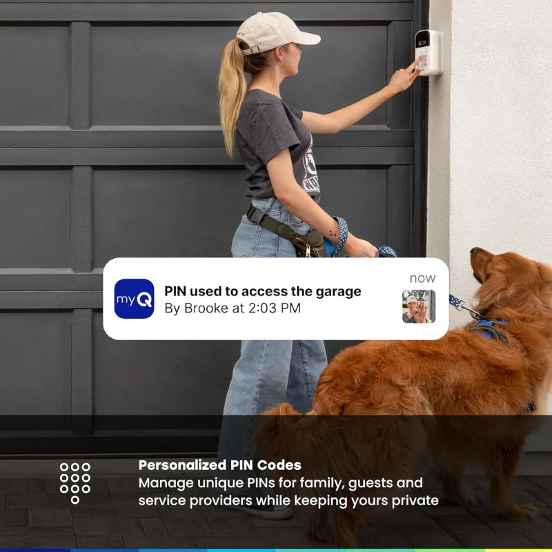 Smart Garage Door Video Keypad