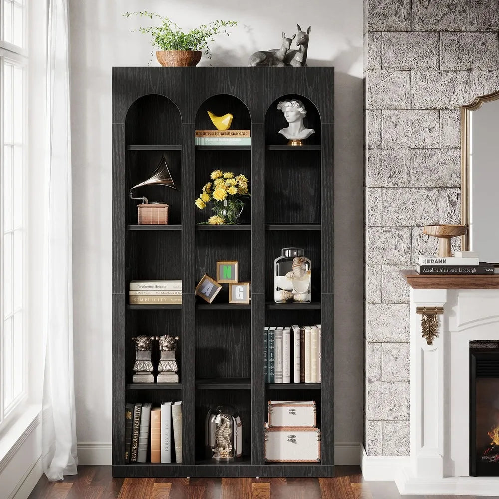 Bookshelf Rustic Wood Bookcase