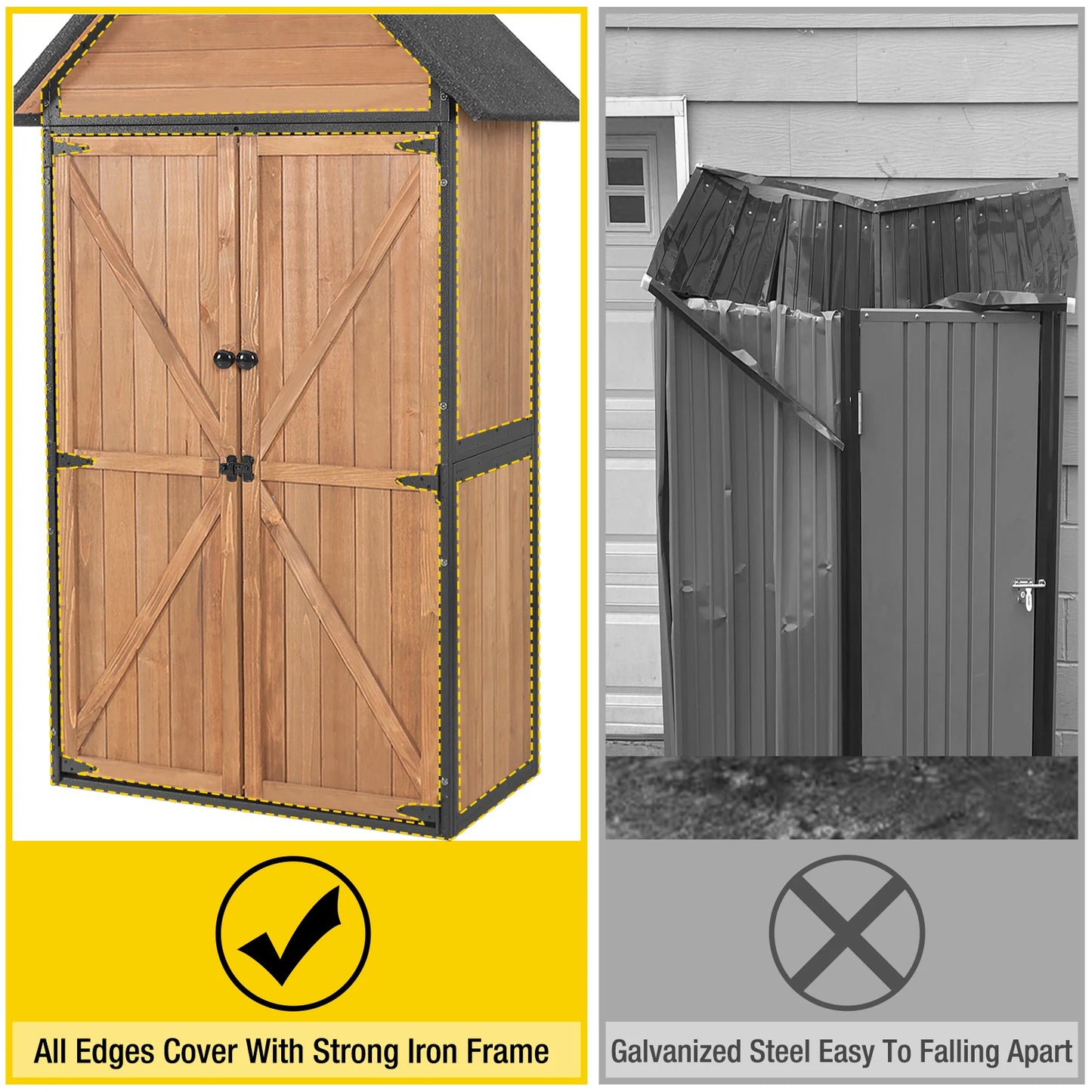 Outdoor Storage Shed Cabinet
