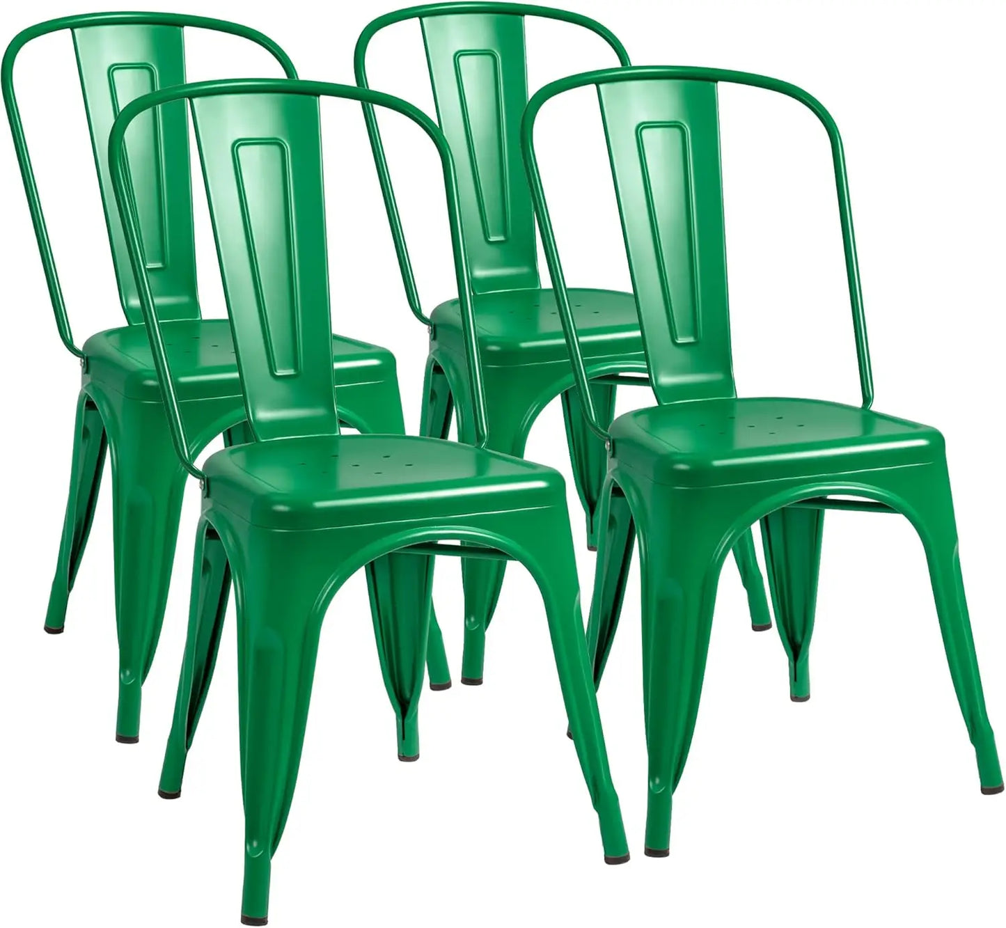 Furmax Metal Stackable Classic Trattoria Chair