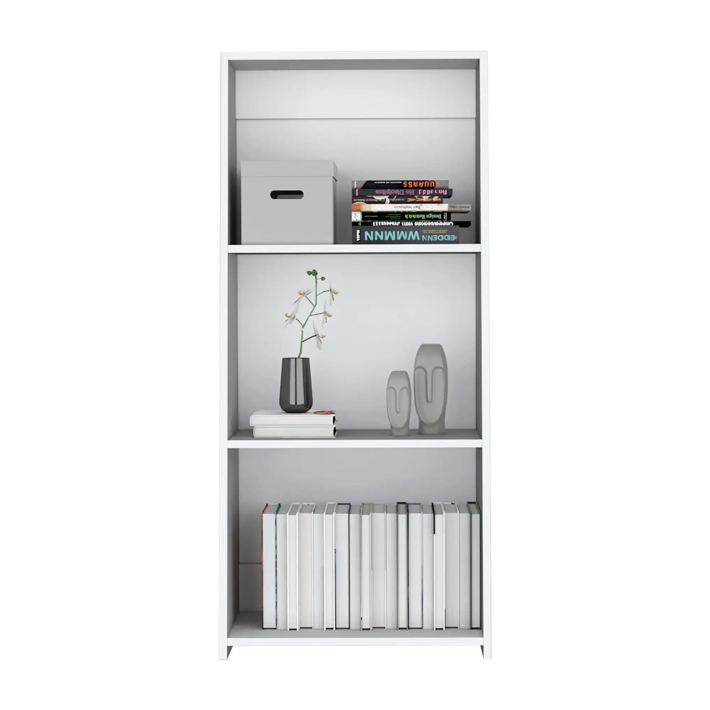 Gakona 3- Shelf Bookcase