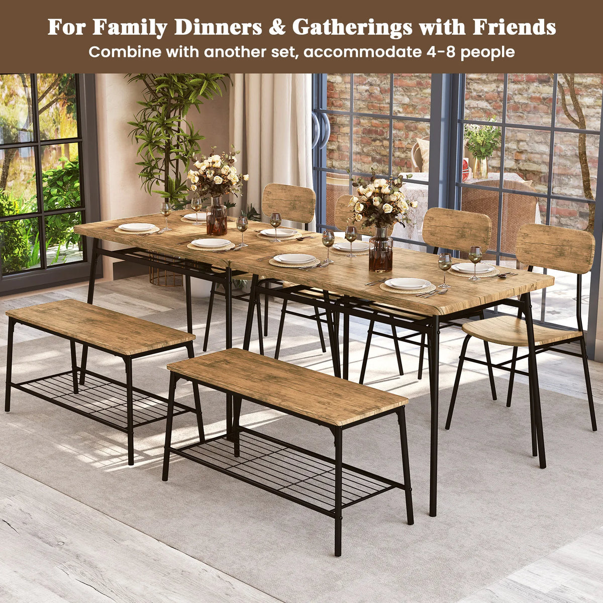 Dining 4-Piece Table Set