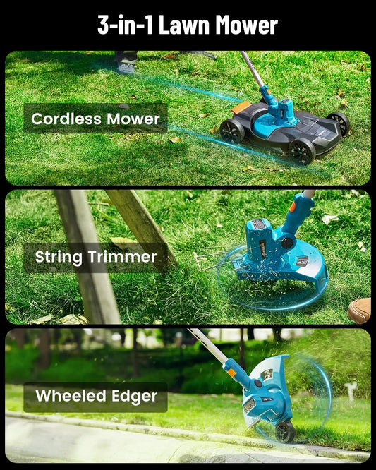 Electric String Trimmer Leaf Blower Combo Kit
