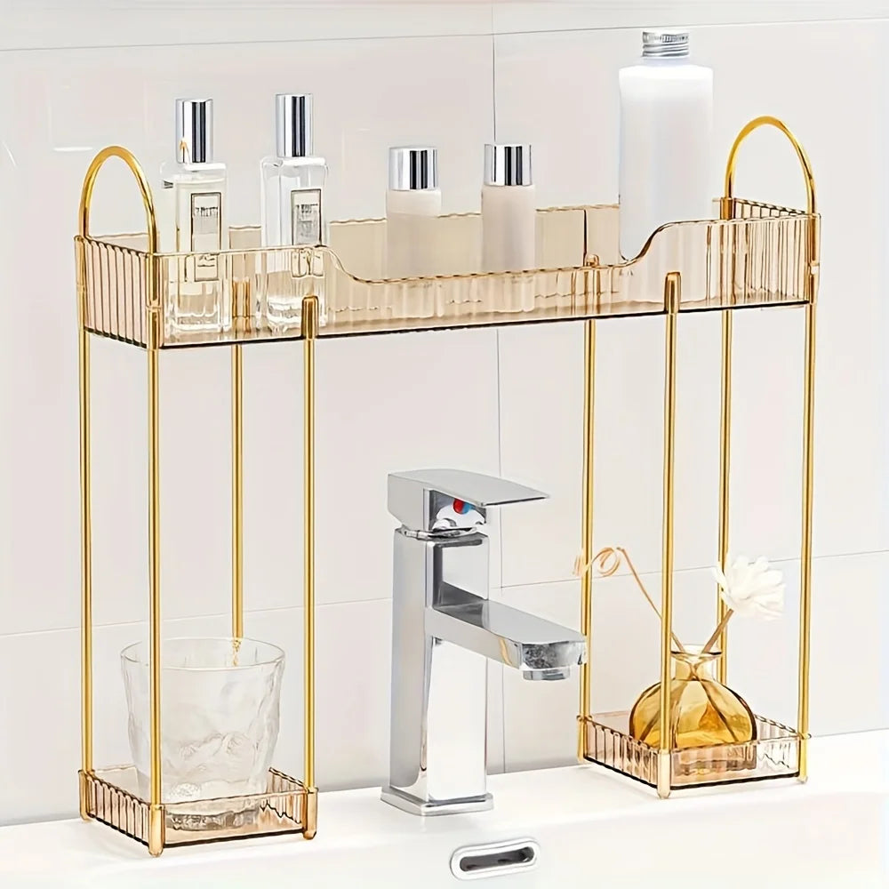 Bathroom Organizer Countertop Shelf