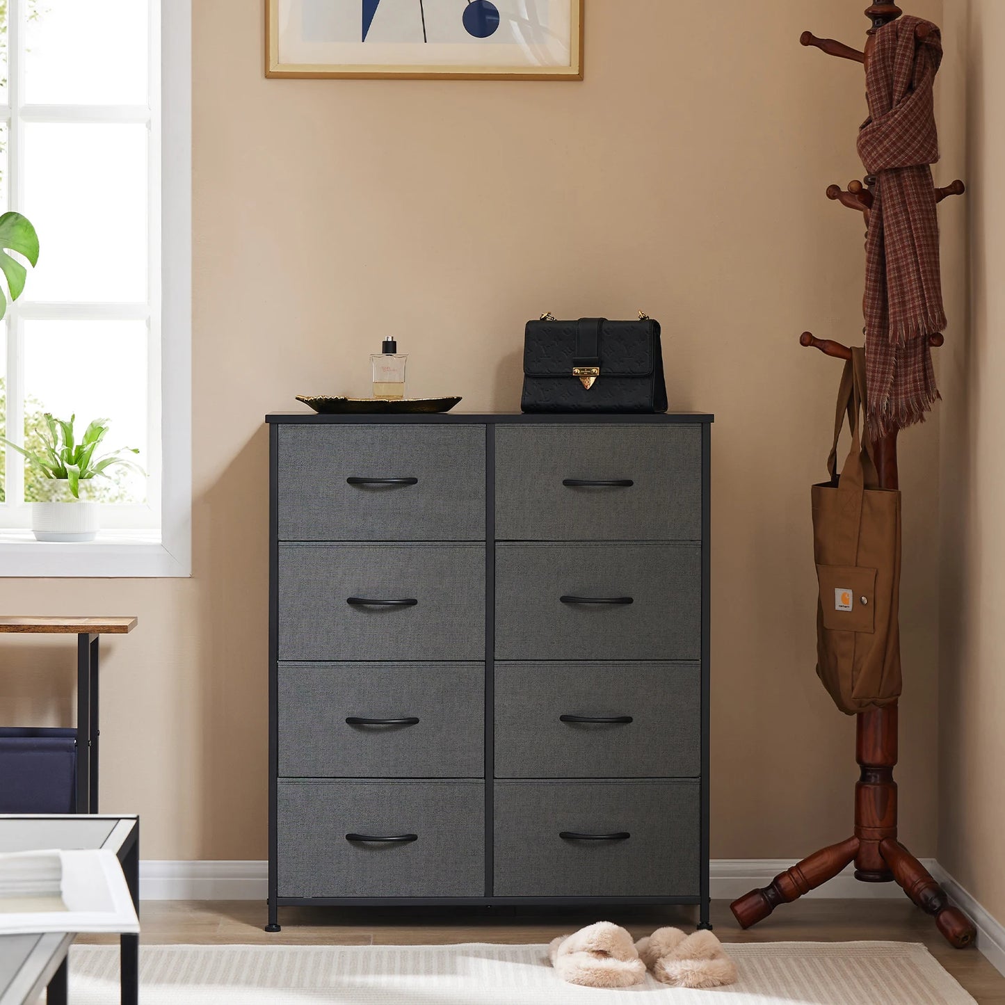 Fabric Cabinet Table Storage