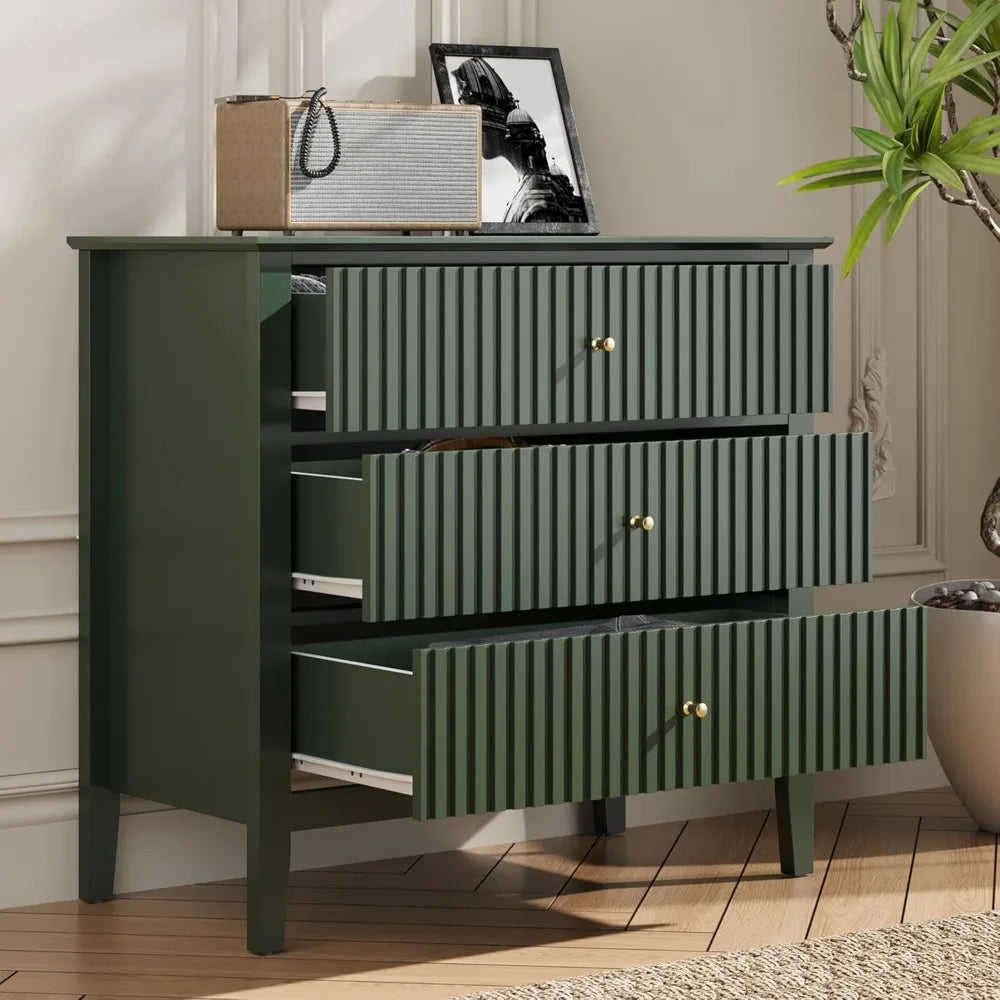 Fluted Drawer Dresser