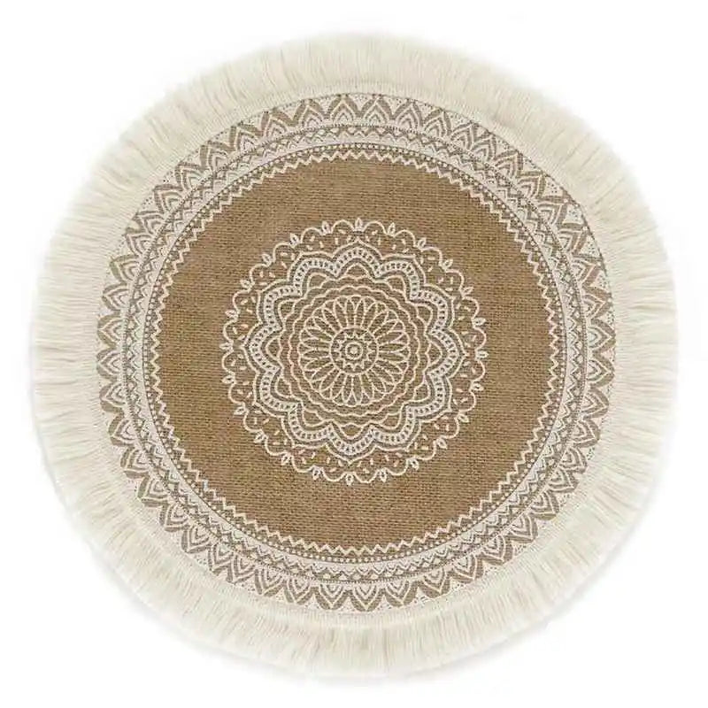 Rustic Macrame Handmade Cotton Woven Placemats