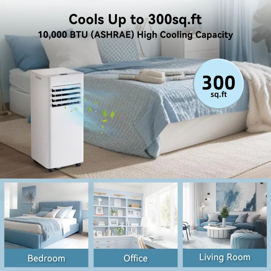Portable Air Conditioner Unit with Fast Cooling Dehumidifier
