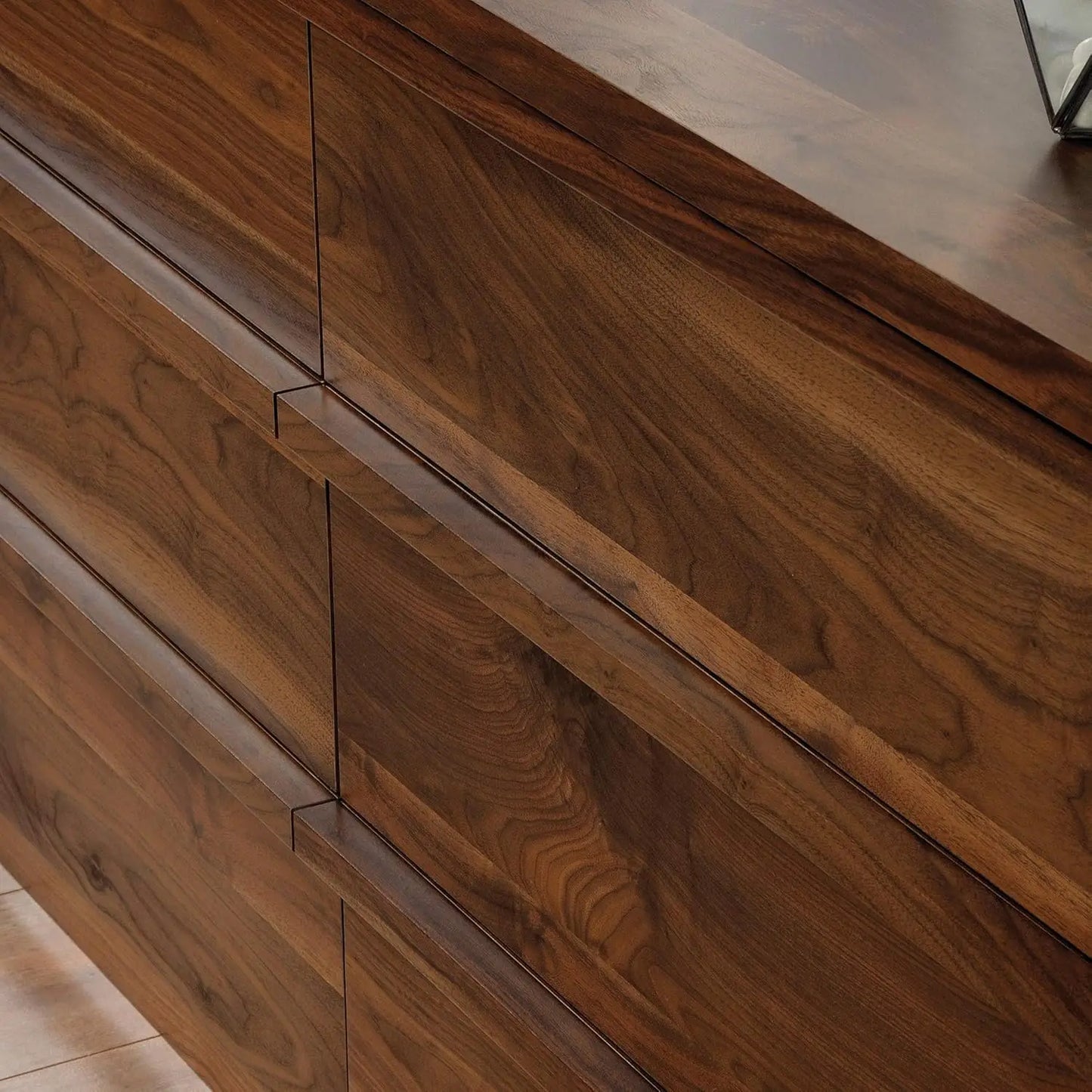 Grand Walnut Wooden Dresser