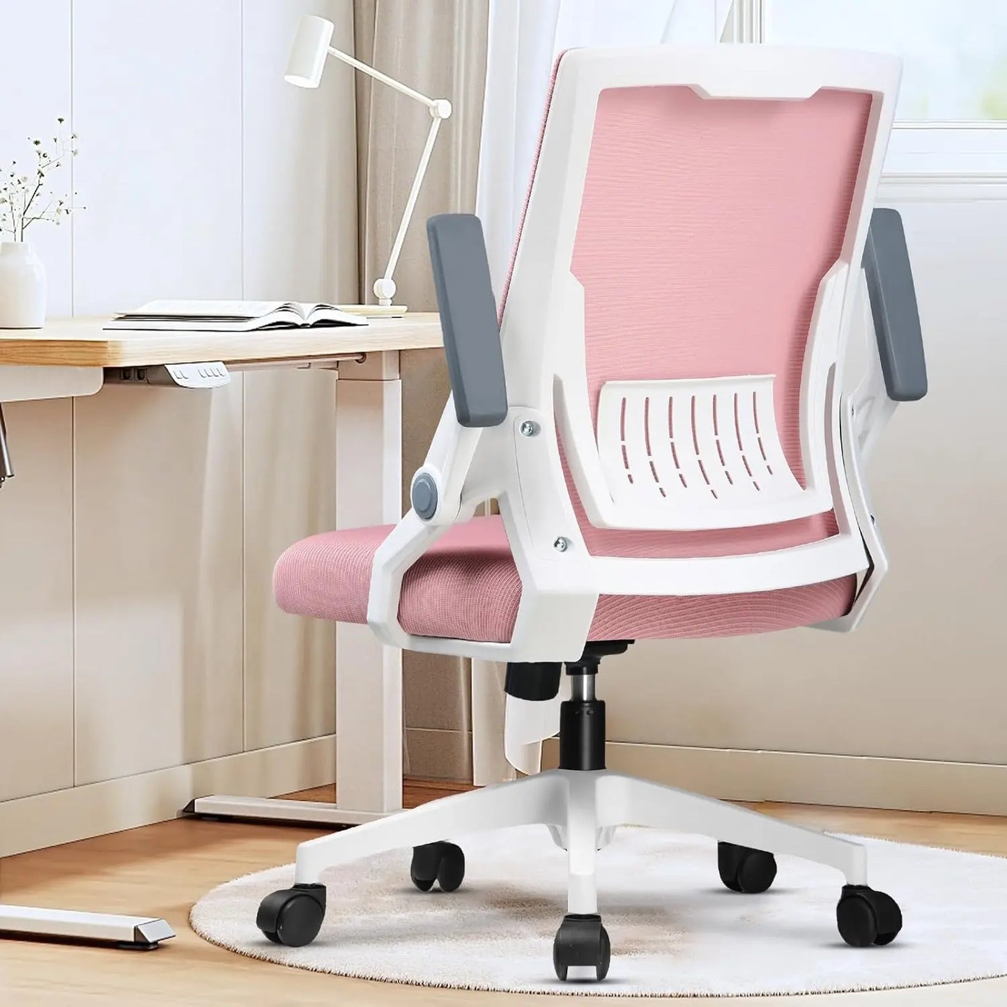 Ergonomic Computer Chair Flip-up Armrests