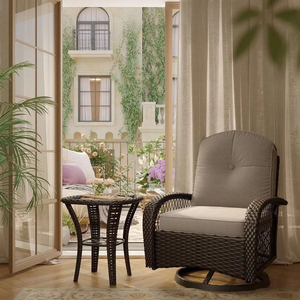 Patio Furniture Rocking Chair Set