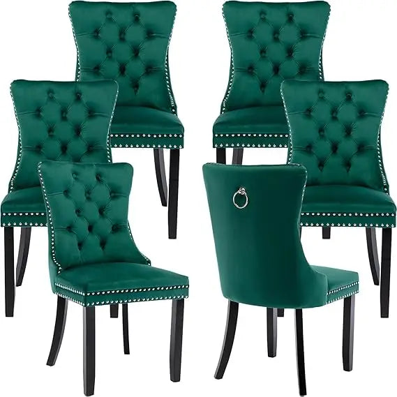 Velvet Dining Chairs Set