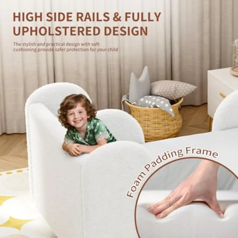Upholstered Crib Size Bed