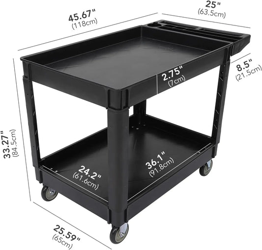 Heavy Duty Steel Utility Rolling Tool Cart