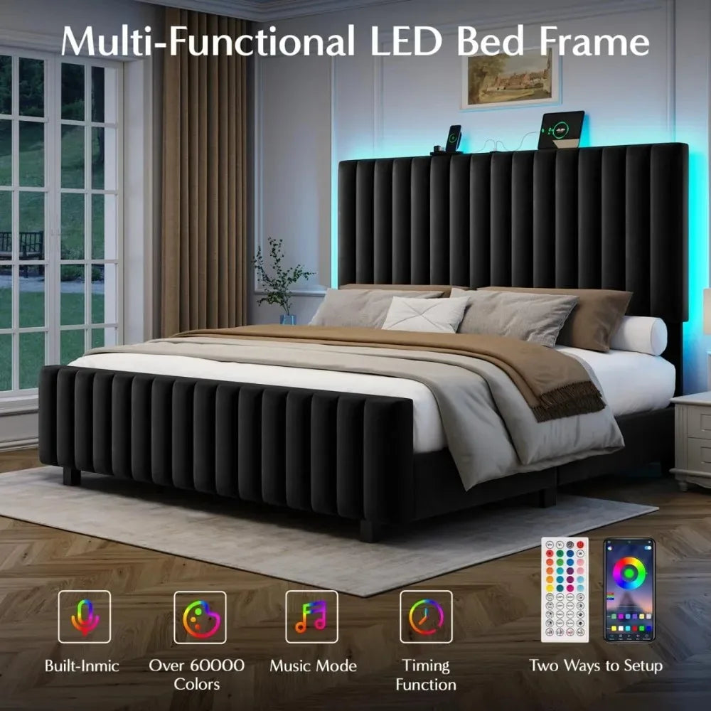 Upholstered Platform Bed Frame