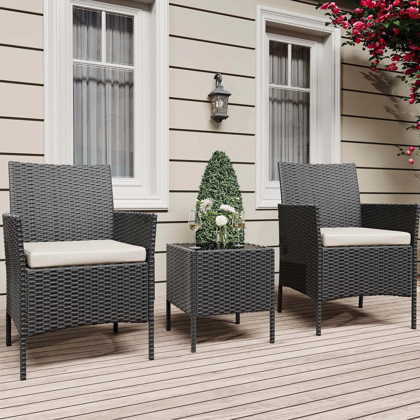 All-Weather Rattan Wicker Patio Sofa Set