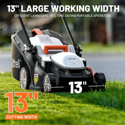 Cordless Lawn Mower - Portable Battery Included