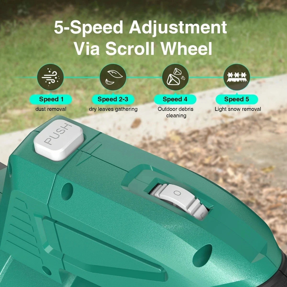 Electric Leaf Blower with Battery Powered