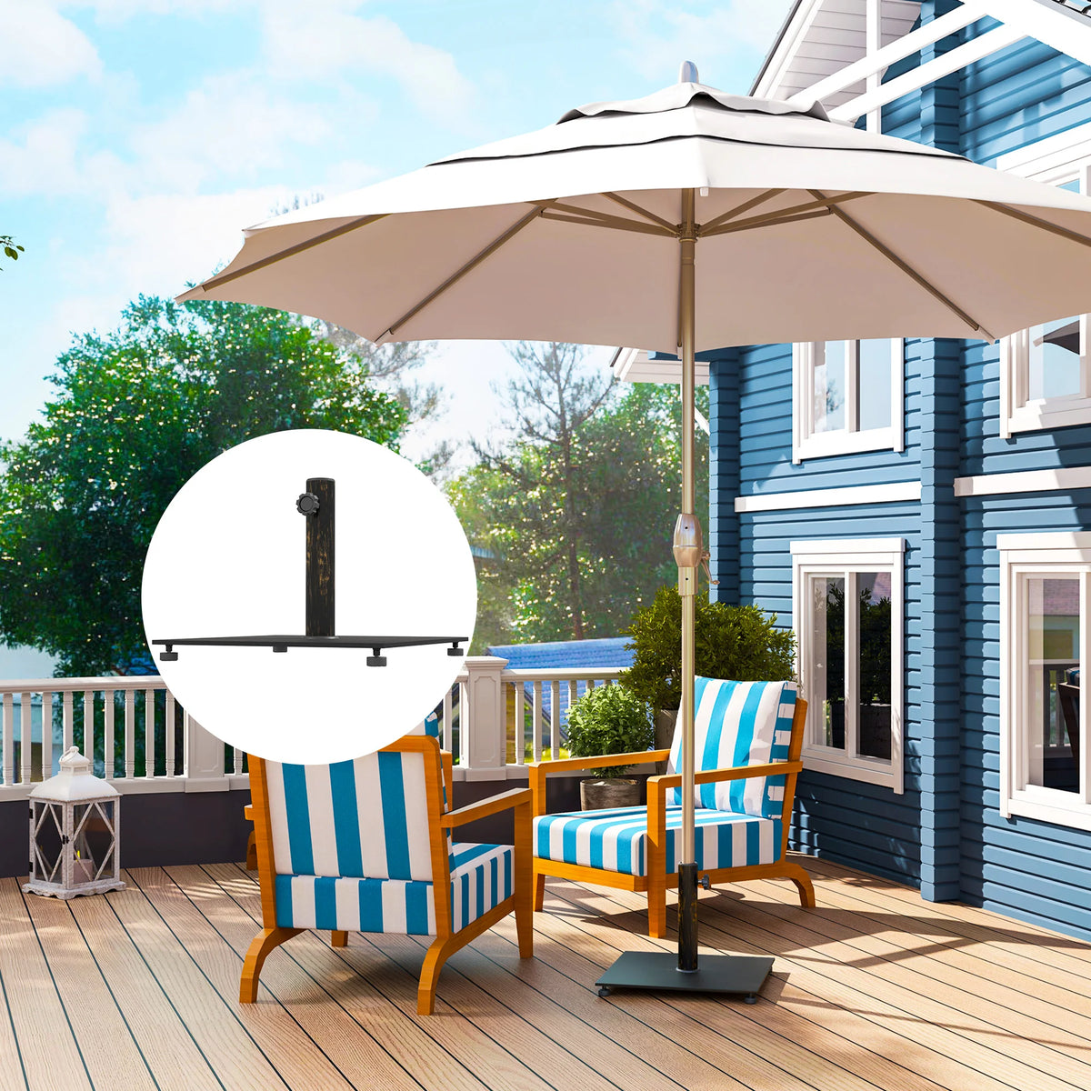Square Patio Umbrella Base